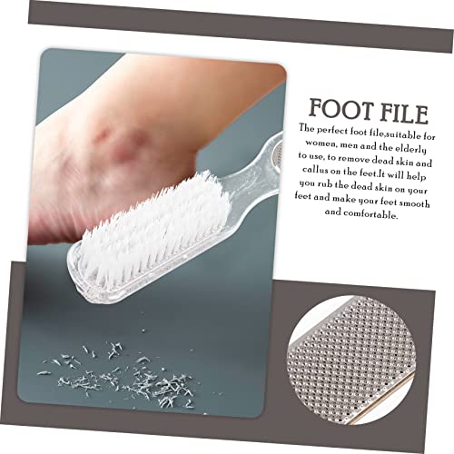 Beavorty Removedor De Esmalte De Gel De Pedra-Pomes 3 Peças Ferramentas De Manicure Lixa De Calcanha