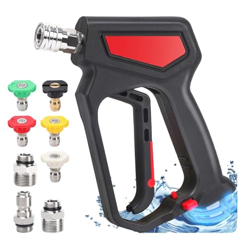 Pressure Washer Short Gun with Swivel, 5000 PSI/10.5...