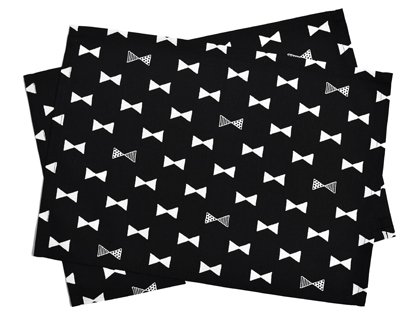 ランチョンマット 女の子 子供 布製 おしゃれ 給食 綿 リボンシルエット カラフルキャンディスタイル N3666500