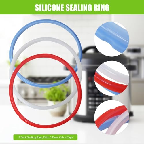 3x Aros de Sellado 6 Qt para Sellos 5/6Qt IP-LUX 60 IP-DUO 60 miniatura 3