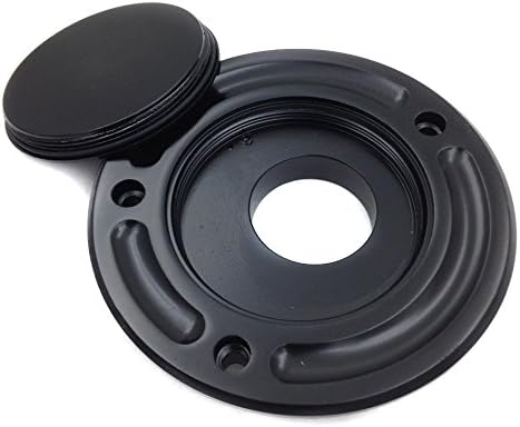 XKMT-Black Keyless Gas Cap Twist Off Fuel Tank Cap Compatible With ZX-14R/ ZZR1200 /ZRX1200R /Z1000 /ZX-10R /ZX-9R /ZX-6RR /ZX-6R [B00YWCOISC]