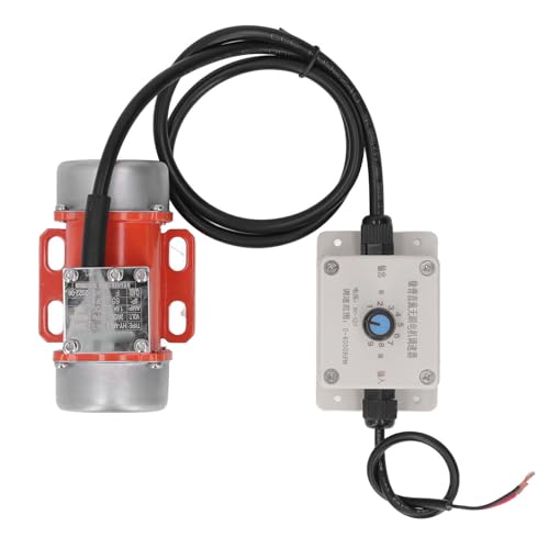 Motore Elettrico Vibrante 30W 4000 Giri/min IP65 Motore Vibrante per Vibratore per Calcestruzzo Motore Vibrante CC con Regolatore di velocità (DC12V)