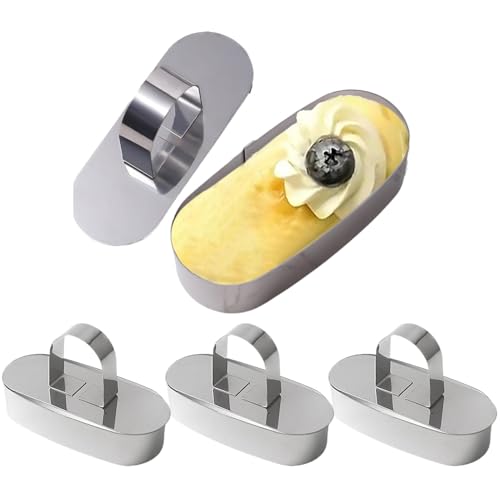 Aros de emplatar de acero inoxidable para postres y repostería creativa 2