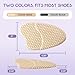 ZAIWOO Metatarsal Pads, Ball of Foot Cushions for Women, Heel Inserts, Anti-Slip Comfort Pads for High Heels, Invisible Design (2 Pairs)