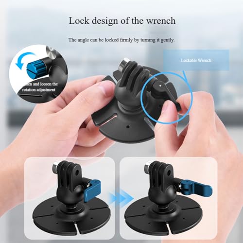 Support rotatif 360 pour Pocket 3 avec vis 1/4 adhésif - 6
