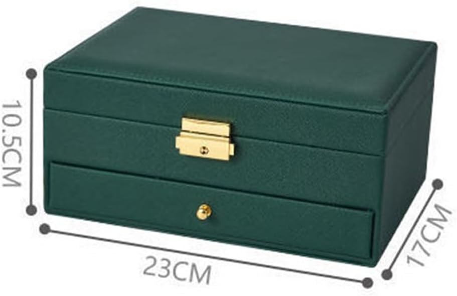Jewelry Box Drawer Type Layer Large Capacity Princess Jewelry Hairpin Earrings Jewelry Storage Box