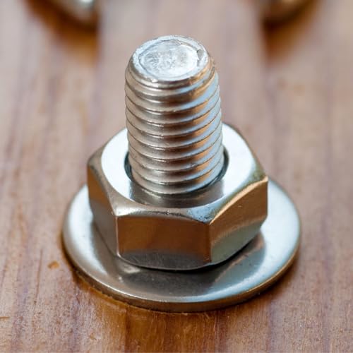 Flintronic Unterlegscheiben M4, 100 Stück Flach Sicherungsscheiben, 304 Rostfreie Karosseriescheiben Beilagscheiben Metallscheiben für Schrauben Muttern Gewindestange, M4*12 * 1MM