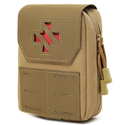 Image of Tactical Molle EMT Pouch New-Version Laser-Cut Mini First Aid Pouch Utility Ifak Pouch