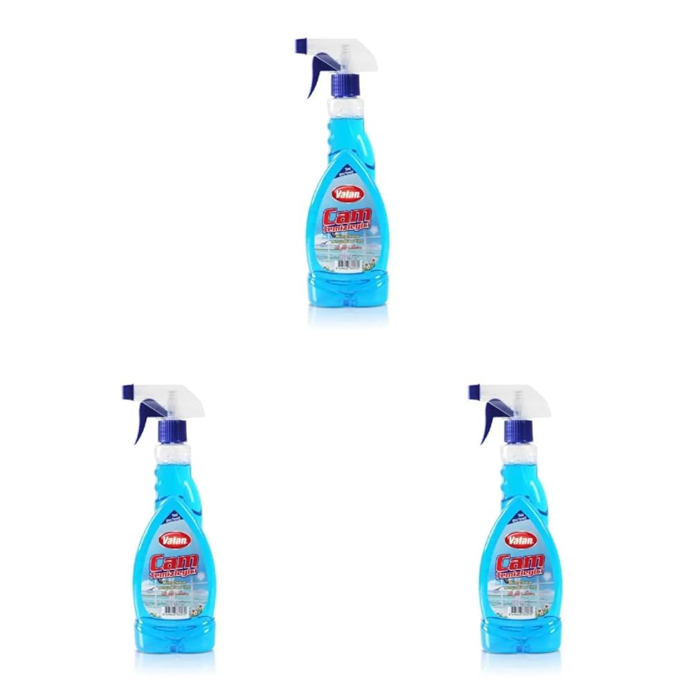 Vatan Cam Temizleyici Klasik Sprey 500 ml (3 paketi)
