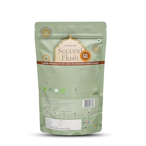 Image of DABRI Majherdabri Second Flush CTC Tea 300gm|Pack of 3 x 100gm Each Pouch|Bold & Malty Black Tea with Rich Aroma|Premium Summer Harvest|Srong Patti Chai Blend for Daily Energy|Rich with Antioxidants