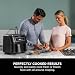 Ninja Foodi Dual Zone Digital Air Fryer, 2 Drawers, 7.6L, 4-in-1, Uses No Oil, Air Fry, Max Crisp, Roast, Reheat, Non-Stick, Dishwasher Safe Baskets and Crisper Plates, Black AF200UK