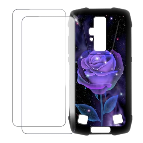 UOGNADGD Blackview BV9700 Pro �Ƃ̌݊������� �J�X�^���J���t���P�[�X�{�����K���X�ی�t�B����2���t�� ? �Ռ��z�������h�~ (�K�N)