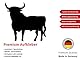 Aufkleber Stier Autoaufkleber Sticker Waschstrassenfest UV-Beständig Premium Edition
