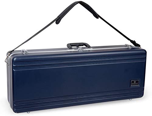 image for Crossrock ABS Molded Tenor Saxophone Case-Rectangular,with Single Shou