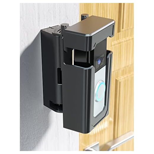 DG-Direct Adjustable (30 to 150 Degree) Doorbell Angle Mount Compatible with Most Kind Of Video Doorbell, Anti-theft Video Doorbell Mount for Home Apartment Office Room Renters, Easy to Install
