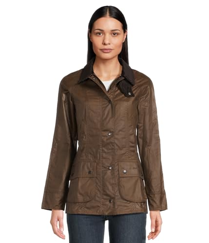 Barbour Womens Barbour Beadnell Wax Jacket Bark 2