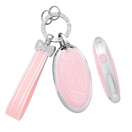 PIFOOG for Hyundai Key Fob Cover 2024 2025 Elantra Santa Fe Sonat...