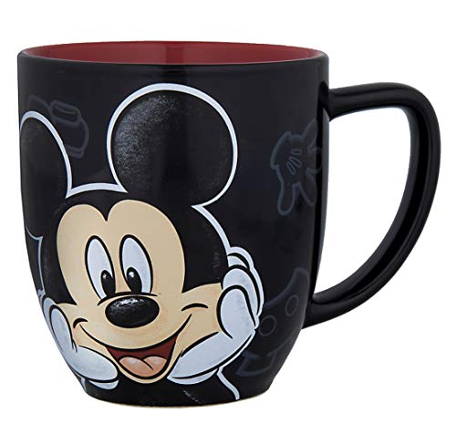 Disney Parks Mickey Mouse Portrait Face Ceramic Mug Cup NEW