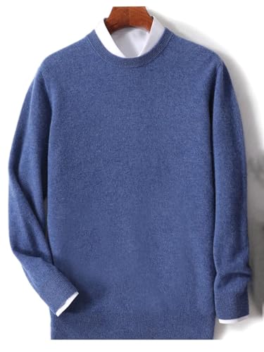 Men's Pullover Sweaters Long Sleeve O-Neck Basic Soft Casual Wool Sweater Tops2