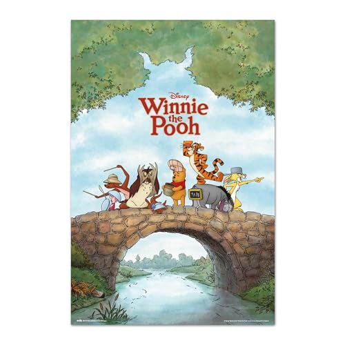 Grupo Erik Poster Disney Winnie l'ourson anniversaire - Impression décorative Disney/Produit sous licence officielle