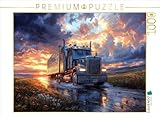 CALVENDO Puzzle Trucker Leben zwischen Funkgerät und Fernweh | 1000 Teile Lege-Größe 64 x 48 cm Foto-Puzzle für glückliche Stunden