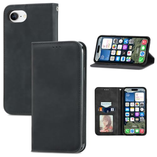 Wekrsu �P�[�X iPhone 16E �p�� �P�[�X �蒠�^ �A�C�z��16e �蒠�^�P�[�X �A�C�t�H��16e �����ق�16e �J�o�[ ���@�\ ���z�^ �J�[�h���[ �X�^���h�@�\�t�� 360�x�ی� �ϏՌ� �g�уJ�o�[ 6�F WEK IP16EPT (�u���b