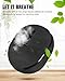 FERYES Makeup Sponge Holder – Shatterproof Eco-Friendly Silicone Beauty Make Up Blender Case for Travel-Black