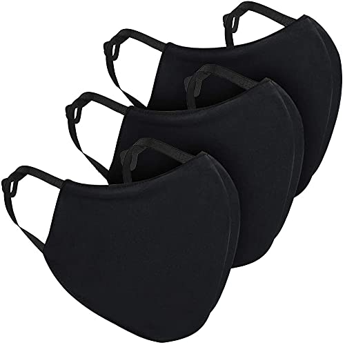 TETHYS Reusable Kid Face Mask For Big Kids [Children Ages 9-14], Cloth Fabric Mask 2-Ply Layer, 3 Pack