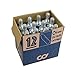 CyclingDeal 16g or 25g Threaded CO2 Cartridges Refills for Bike Bicycle Pump CO2 Inflator Heads - Great Refill for Mountain or Road Bikes Tires - 16g Threaded, Pack of 12