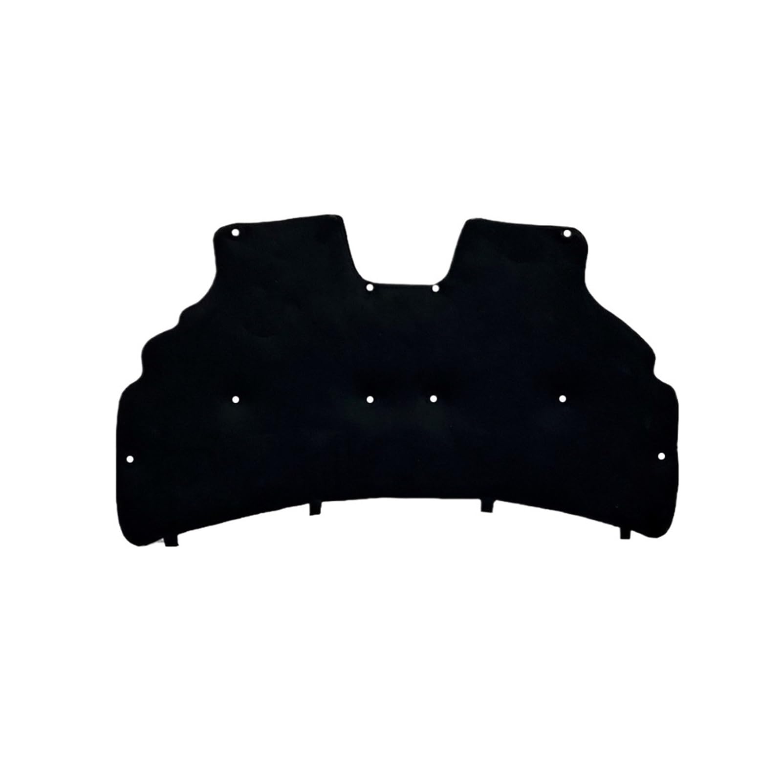 Wuqqxxqcm Black 1Pc Pet Material Fold Shipping Compatible For 2009-2012 Ford Fiesta Mk6 Auto Car Hood Engine Heat Sound Insulation Cotton Soundproof Cover