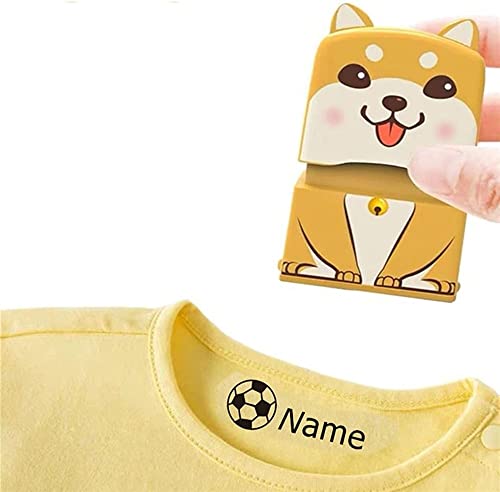 Sello Marcador Ropa Personalizado Niños, Sello Ropa NiñOs,Sello Infantil Personalizado,Sello Infantil Personalizado,Sello Ropa Niños Sello Nombre Personalizado Tela Etiquetas (Color : Gray)