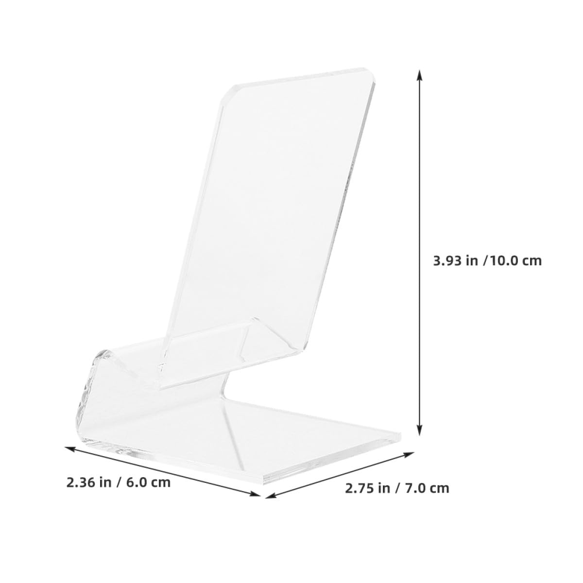 Ipetboom Soporte Transparente para Teléfono Móvil de Escritorio 15 Piezas Compacto y Compatible con Múltiples Modelos Adecuado para Oficina Dormitorio y Cocina