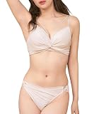 [エメフィール] シアーラメチュール 楽ちんブラ ブラジャー&ショーツ[上下セット] レディース / C70 パール