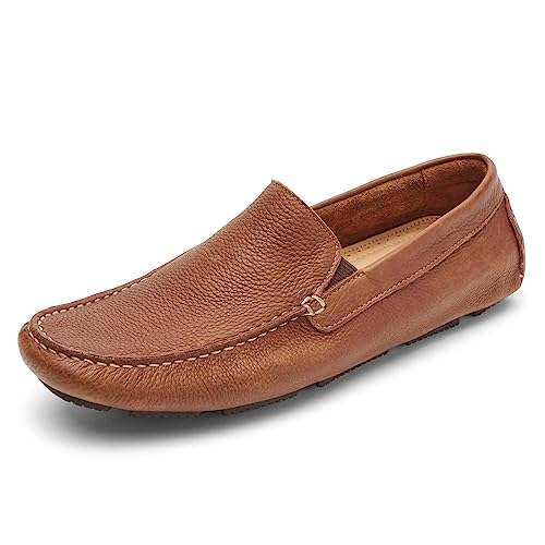 Rockport Men's Rhyder Venetian Loafer, Tan Tumbled, 8.5 by Rockport - Used condition - CA$68.62