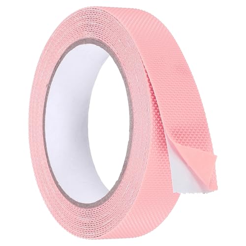 Ruban antidérapant en caoutchouc rose imperméable pour marche d'escalier