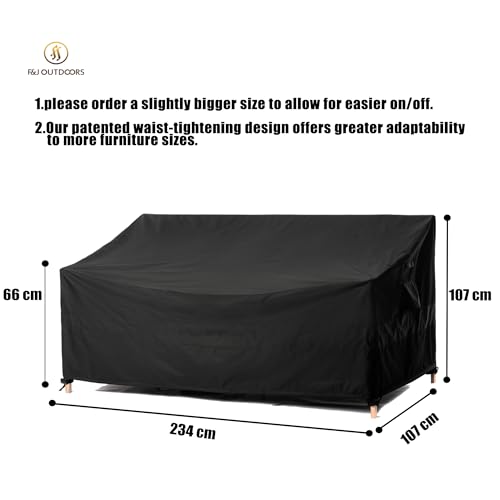 F&J Outdoors FJ-Sofa-BLACK33-UK