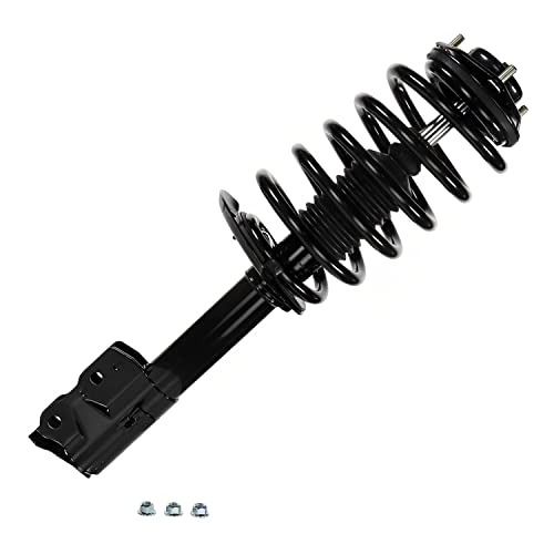 Image of Detroit Axle - FWD Front 6pc Struts Kit for 12-17 Jeep Compass, 11-17 Patriot, Sway Bar Links Outer Tie Rod Ends Struts & Coil Spring 2012 2013 2014 2015 2016 2017 Replacement Suspension