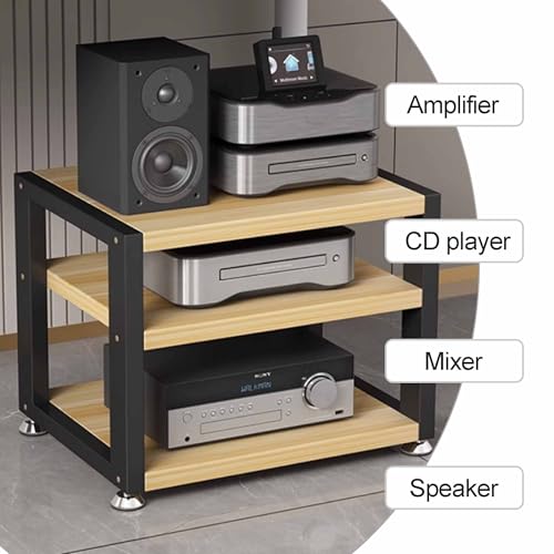 Étagère audio-vidéo multifonctionnelle pour composants stéréo