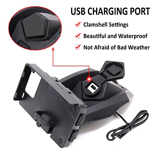 Support de navigation moto pour Yamaha Xmax NMAX avec charge sans fil USB