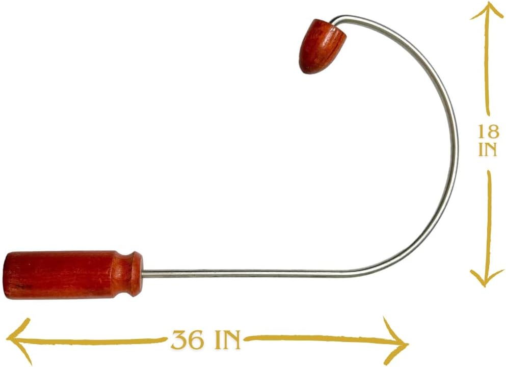 Traditional Thai Massage Wooden Stick Tool, Reflexology Hook, Shoulder Massager