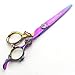 Professional 6.0 Inch Rainbow color Dragon Handle 440C Salon Hair Cutting Shear Thinning scissors, Perfect for Barber Stylist and Home Use(Cutting scissors)
