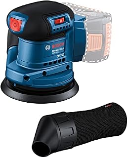 Bosch Professional system 18V: akumulatorowa szlifierka mimośrodowa GEX 185-LI (worek na pył, prędkość obrotowa bez obciążenia 6.000  10.000 min-1)