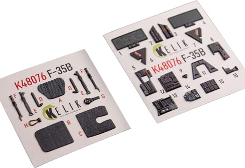 Décalcomanies intérieures 3D F-35B Tamiya Reskit Kelik K48076 1/48