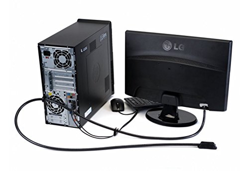 Tryten T3 high security Desktop and Computer Peripherals Locking Kit (Universal Cable Lock Kit)