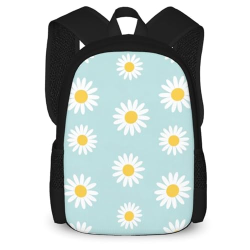 Lightweight Back Pack Floral Flowers Daisy Blue Travel Hiking Backpack Sport Gym Backpack Fits 22 Inch Notebook Business Work Bag4