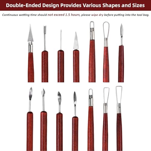 Blisstime CLAYTOOLS18 18Pcs Clay Sculpting Tools thumb #1