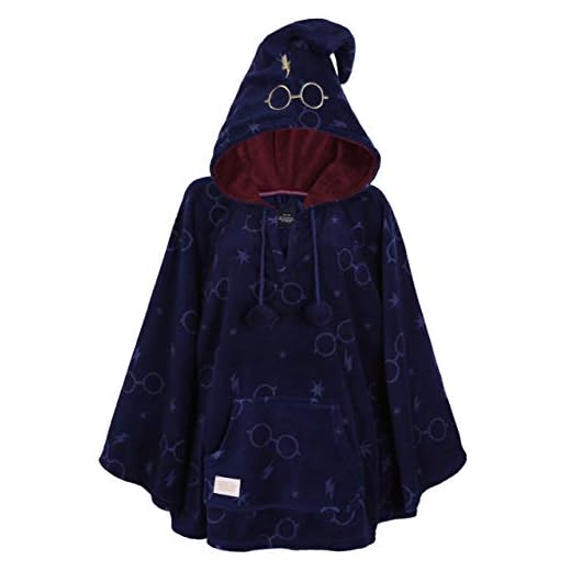 Poncho Azul Marino Harry Potter M/L