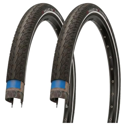Kujo 2er Set Fahrradreifen 28 Zoll 700x35c mit Kevlar Protect 2.5 mm Pannenschutz, 37-622, 28x1.40 Zoll, für Trekking-, City-, Gravelrräder