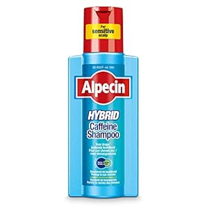 Alpecin Hybrid Shampoo 1x 250ml | Natuurlijke haargroei shampoo voor gevoelige en droge hoofdhuid | Energizer voor sterk haar | Haarverzorging voor mannen | Made in Germany