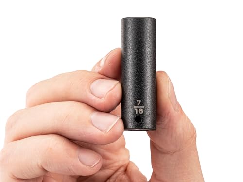 Image of TEKTON 1 /4 Inch Drive x 7 /16 Inch Deep 6-Point Impact Socket | SID03011